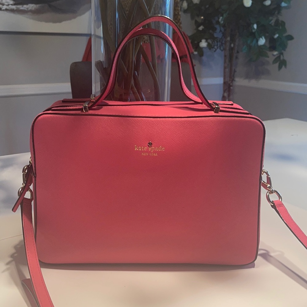 CORAL ORANGE 🍊 KATE SPADE HANDBAG - Picture 5 of 10